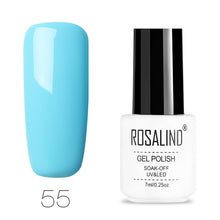 Load image into Gallery viewer, ROSALIND Gel Polish Set All For Manicure Semi Permanent Vernis top coat UV LED Gel Varnish Soak Off Nail Art Gel Nail Polish