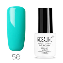 Load image into Gallery viewer, ROSALIND Gel Polish Set All For Manicure Semi Permanent Vernis top coat UV LED Gel Varnish Soak Off Nail Art Gel Nail Polish