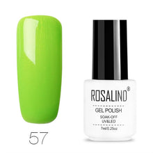 Load image into Gallery viewer, ROSALIND Gel Polish Set All For Manicure Semi Permanent Vernis top coat UV LED Gel Varnish Soak Off Nail Art Gel Nail Polish