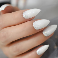 Load image into Gallery viewer, Ombre French Ballerina Fake Nail Gradeint Natural Coffin False Nails Wholesale Nails Supplier 24