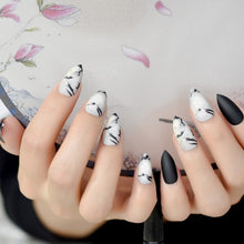 Load image into Gallery viewer, Ombre French Ballerina Fake Nail Gradeint Natural Coffin False Nails Wholesale Nails Supplier 24