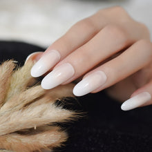 Load image into Gallery viewer, Ombre French Ballerina Fake Nail Gradeint Natural Coffin False Nails Wholesale Nails Supplier 24