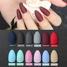 Load image into Gallery viewer, ROSALIND Nail Art Manicure 24pcs Matte Tips For False Nails Fake Nails Forms For Extension Manicure Art for False Nails