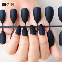 Load image into Gallery viewer, ROSALIND Nail Art Manicure 24pcs Matte Tips For False Nails Fake Nails Forms For Extension Manicure Art for False Nails