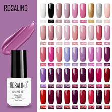 Load image into Gallery viewer, ROSALIND Gel Polish Set UV Vernis Semi Permanent Primer Top Coat 7ML Poly Gel Varnish Nail Art Manicure Gel Lak PolishesNails