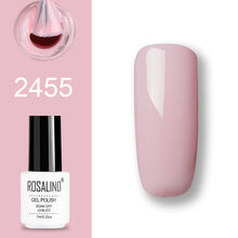 Load image into Gallery viewer, ROSALIND Gel Polish Set UV Vernis Semi Permanent Primer Top Coat 7ML Poly Gel Varnish Nail Art Manicure Gel Lak PolishesNails