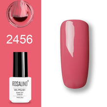 Load image into Gallery viewer, ROSALIND Gel Polish Set UV Vernis Semi Permanent Primer Top Coat 7ML Poly Gel Varnish Nail Art Manicure Gel Lak PolishesNails