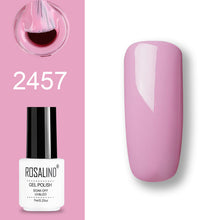 Load image into Gallery viewer, ROSALIND Gel Polish Set UV Vernis Semi Permanent Primer Top Coat 7ML Poly Gel Varnish Nail Art Manicure Gel Lak PolishesNails