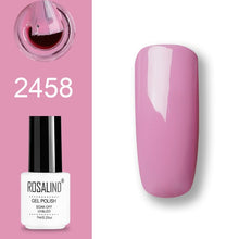 Load image into Gallery viewer, ROSALIND Gel Polish Set UV Vernis Semi Permanent Primer Top Coat 7ML Poly Gel Varnish Nail Art Manicure Gel Lak PolishesNails