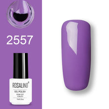 Load image into Gallery viewer, ROSALIND Gel Polish Set UV Vernis Semi Permanent Primer Top Coat 7ML Poly Gel Varnish Nail Art Manicure Gel Lak PolishesNails