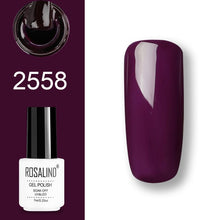 Load image into Gallery viewer, ROSALIND Gel Polish Set UV Vernis Semi Permanent Primer Top Coat 7ML Poly Gel Varnish Nail Art Manicure Gel Lak PolishesNails