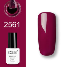 Load image into Gallery viewer, ROSALIND Gel Polish Set UV Vernis Semi Permanent Primer Top Coat 7ML Poly Gel Varnish Nail Art Manicure Gel Lak PolishesNails