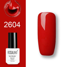 Load image into Gallery viewer, ROSALIND Gel Polish Set UV Vernis Semi Permanent Primer Top Coat 7ML Poly Gel Varnish Nail Art Manicure Gel Lak PolishesNails