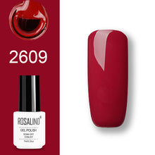 Load image into Gallery viewer, ROSALIND Gel Polish Set UV Vernis Semi Permanent Primer Top Coat 7ML Poly Gel Varnish Nail Art Manicure Gel Lak PolishesNails
