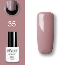 Load image into Gallery viewer, ROSALIND Gel Polish Set UV Vernis Semi Permanent Primer Top Coat 7ML Poly Gel Varnish Nail Art Manicure Gel Lak PolishesNails