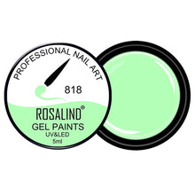 Load image into Gallery viewer, ROSALIND Gel Varnishes Set Painting Gel Nail Polish Nails 5ml DIY Design All For Manicure Hybrid Nail Art Primer Gel Polish