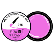 Load image into Gallery viewer, ROSALIND Gel Varnishes Set Painting Gel Nail Polish Nails 5ml DIY Design All For Manicure Hybrid Nail Art Primer Gel Polish