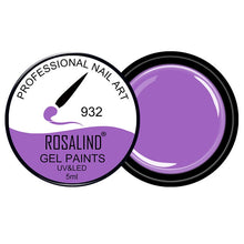 Load image into Gallery viewer, ROSALIND Gel Varnishes Set Painting Gel Nail Polish Nails 5ml DIY Design All For Manicure Hybrid Nail Art Primer Gel Polish