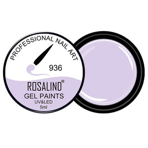 ROSALIND Gel Varnishes Set Painting Gel Nail Polish Nails 5ml DIY Design All For Manicure Hybrid Nail Art Primer Gel Polish