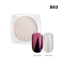 Load image into Gallery viewer, New Fashion 1Box Gradient Shining Nail Glitter Dust Magic Mirror Effect Powder DIY Decoration Dust Tools BEB01-07