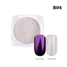 Load image into Gallery viewer, New Fashion 1Box Gradient Shining Nail Glitter Dust Magic Mirror Effect Powder DIY Decoration Dust Tools BEB01-07