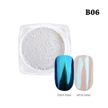 Load image into Gallery viewer, New Fashion 1Box Gradient Shining Nail Glitter Dust Magic Mirror Effect Powder DIY Decoration Dust Tools BEB01-07
