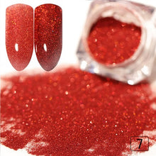 Load image into Gallery viewer, Gradient Shiny Nail Glitter Set Powder Laser Sparkly Manicure Nail Art Chrome Pigment Silver DIY Nail Art Decoration Kit