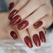 Load image into Gallery viewer, Ombre French Ballerina Fake Nail Gradeint Natural Coffin False Nails Wholesale Nails Supplier 24