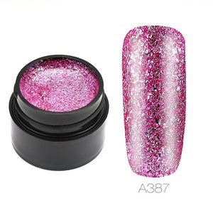 ROSALIND Gel Nail Polish Set Shiny Platinum Nails Art For Manicure Poly Gel Lak UV Colors Top Base Coat Primer Hybrid Varnishes