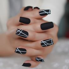 Load image into Gallery viewer, Ombre French Ballerina Fake Nail Gradeint Natural Coffin False Nails Wholesale Nails Supplier 24