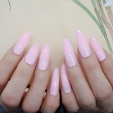 Load image into Gallery viewer, Ombre French Ballerina Fake Nail Gradeint Natural Coffin False Nails Wholesale Nails Supplier 24