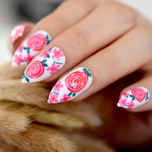 Load image into Gallery viewer, Ombre French Ballerina Fake Nail Gradeint Natural Coffin False Nails Wholesale Nails Supplier 24