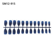 Load image into Gallery viewer, 24pcs Matte Pure Color False Nails Popular Designs Glue On Long Tip Patch Artificial Nail Chip Extensions Nail Art Accessories