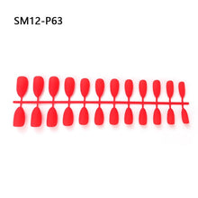 Load image into Gallery viewer, 24pcs Matte Pure Color False Nails Popular Designs Glue On Long Tip Patch Artificial Nail Chip Extensions Nail Art Accessories