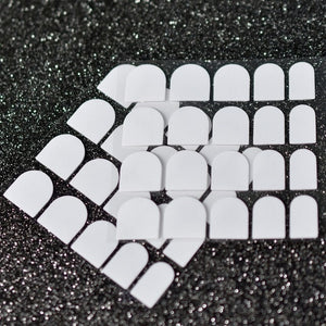 24Pcs Ballerina Fake Nails Khaki Nude Marble Coffin Flat Artificial False Nail Tips for Office Home Faux Ongle Free Glue Sticker