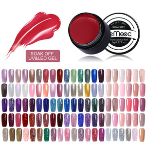 LEMOOC 180 Color 5ml Painting Gel Nail Art Design Manicure Soak Off Enamel Gel Polish UV Gel Nail Polish Lacquer Varnish