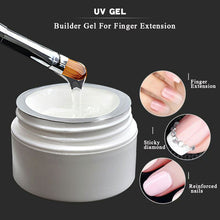 Load image into Gallery viewer, UV Builder Gel For Nail Extension Gels Acrylic UV Builder Crystal Nail Art Extension Tips Pink / White / Clear Extension gel
