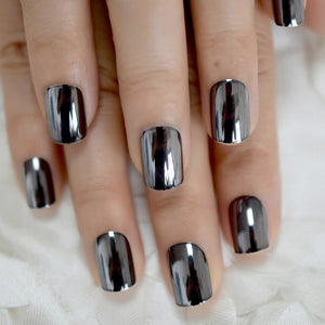 Ombre French Ballerina Fake Nail Gradeint Natural Coffin False Nails Wholesale Nails Supplier 24