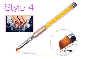 Nail Brush Nail Art Manicure Brushes Set Line Flower Pen Dotting Painting Design Acrylic Nail Gel Brush for Manicure Liner New