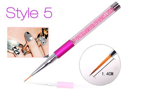 Nail Brush Nail Art Manicure Brushes Set Line Flower Pen Dotting Painting Design Acrylic Nail Gel Brush for Manicure Liner New