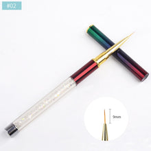 Load image into Gallery viewer, Nail Brush Nail Art Manicure Brushes Set Line Flower Pen Dotting Painting Design Acrylic Nail Gel Brush for Manicure Liner New