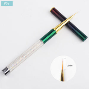 Nail Brush Nail Art Manicure Brushes Set Line Flower Pen Dotting Painting Design Acrylic Nail Gel Brush for Manicure Liner New
