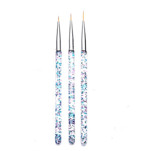 Nail Brush Nail Art Manicure Brushes Set Line Flower Pen Dotting Painting Design Acrylic Nail Gel Brush for Manicure Liner New