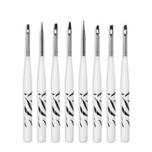 Load image into Gallery viewer, ROHWXY 12PCS Manicure Set Pencel Dotting Painting Design Acrylic Nail Art Brush For Manicure Decoration A Set of brushes