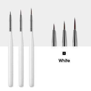 ROHWXY 12PCS Manicure Set Pencel Dotting Painting Design Acrylic Nail Art Brush For Manicure Decoration A Set of brushes