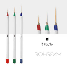 Load image into Gallery viewer, ROHWXY 12PCS Manicure Set Pencel Dotting Painting Design Acrylic Nail Art Brush For Manicure Decoration A Set of brushes