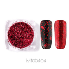 Load image into Gallery viewer, ROSALIND Nails Art Glitter Pigment Powder Gel Polish Mirror Manicure Sparkles For Nails UV Decorations Chrome Holographic Nail