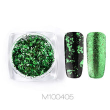 Load image into Gallery viewer, ROSALIND Nails Art Glitter Pigment Powder Gel Polish Mirror Manicure Sparkles For Nails UV Decorations Chrome Holographic Nail