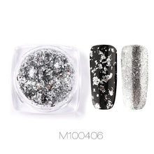 Load image into Gallery viewer, ROSALIND Nails Art Glitter Pigment Powder Gel Polish Mirror Manicure Sparkles For Nails UV Decorations Chrome Holographic Nail