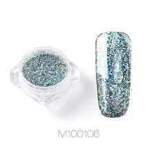 Load image into Gallery viewer, ROSALIND Nails Art Glitter Pigment Powder Gel Polish Mirror Manicure Sparkles For Nails UV Decorations Chrome Holographic Nail